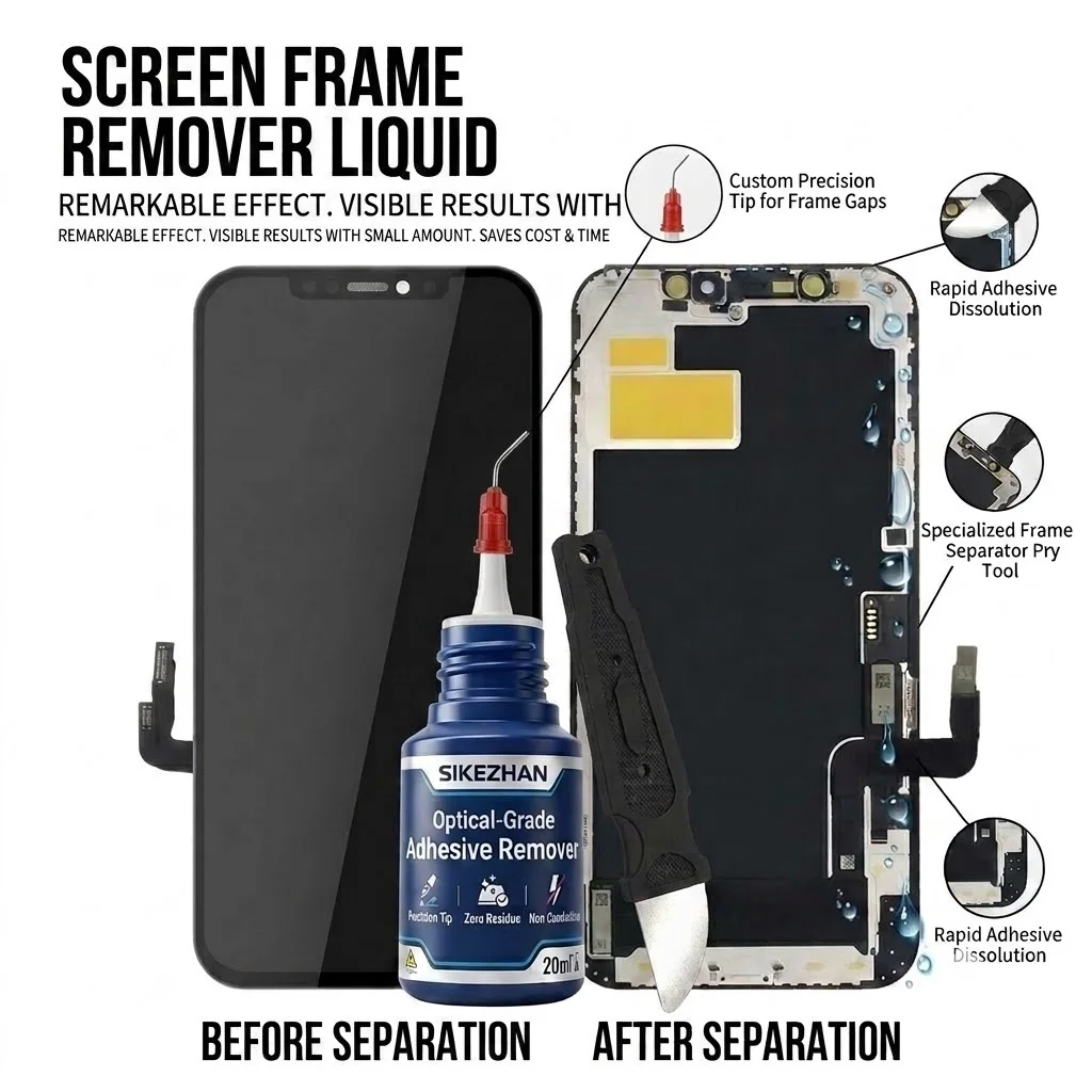 Electronics Repair Services - SIKEZHAN 20ml Optical-Grade Adhesive Remover Cleaner